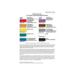 ANSI Z535 Color Chart